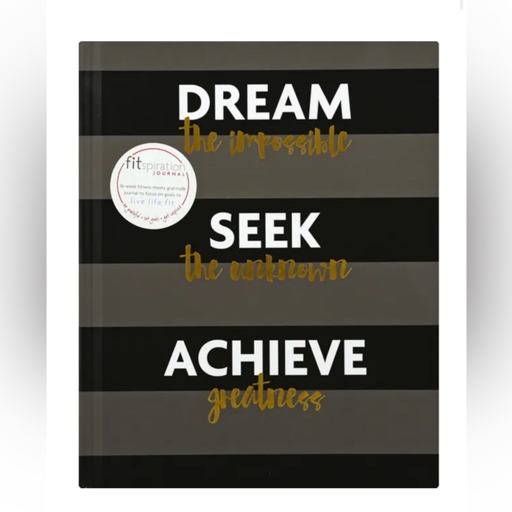 16 Week Fitness Tracking Gratitude Journal NWT NEW YEAR GOALS Health Inspiration - Picture 2 of 12